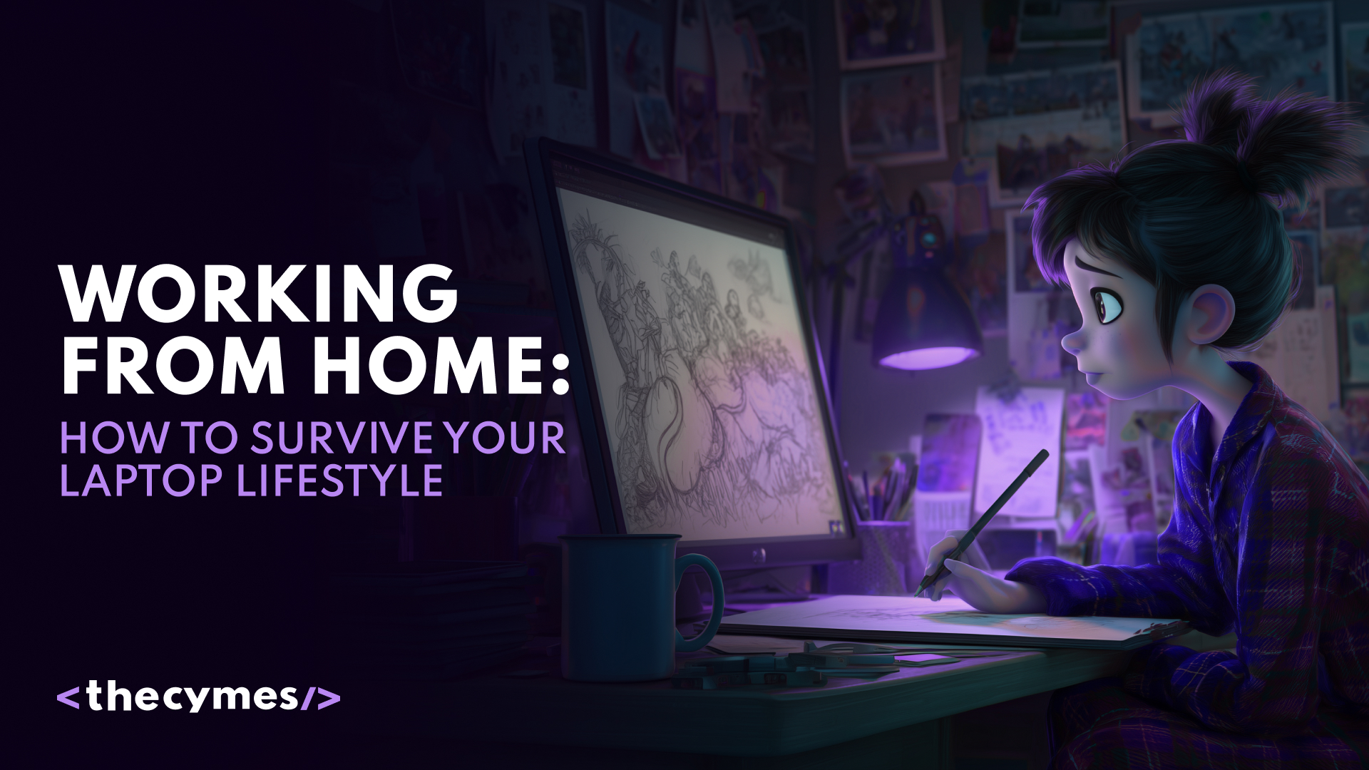 Work From Home Survival Guide: 6 Simple Steps to Stay Alive Behind the Laptop cover